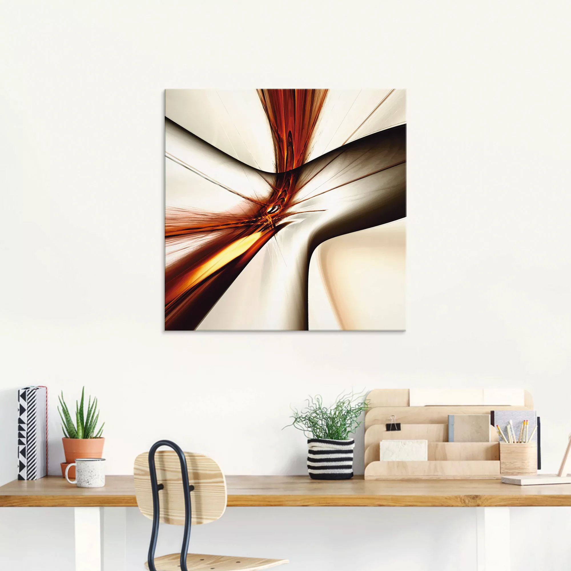 Artland Glasbild "Abstrakt modern", Muster, (1 St.) günstig online kaufen