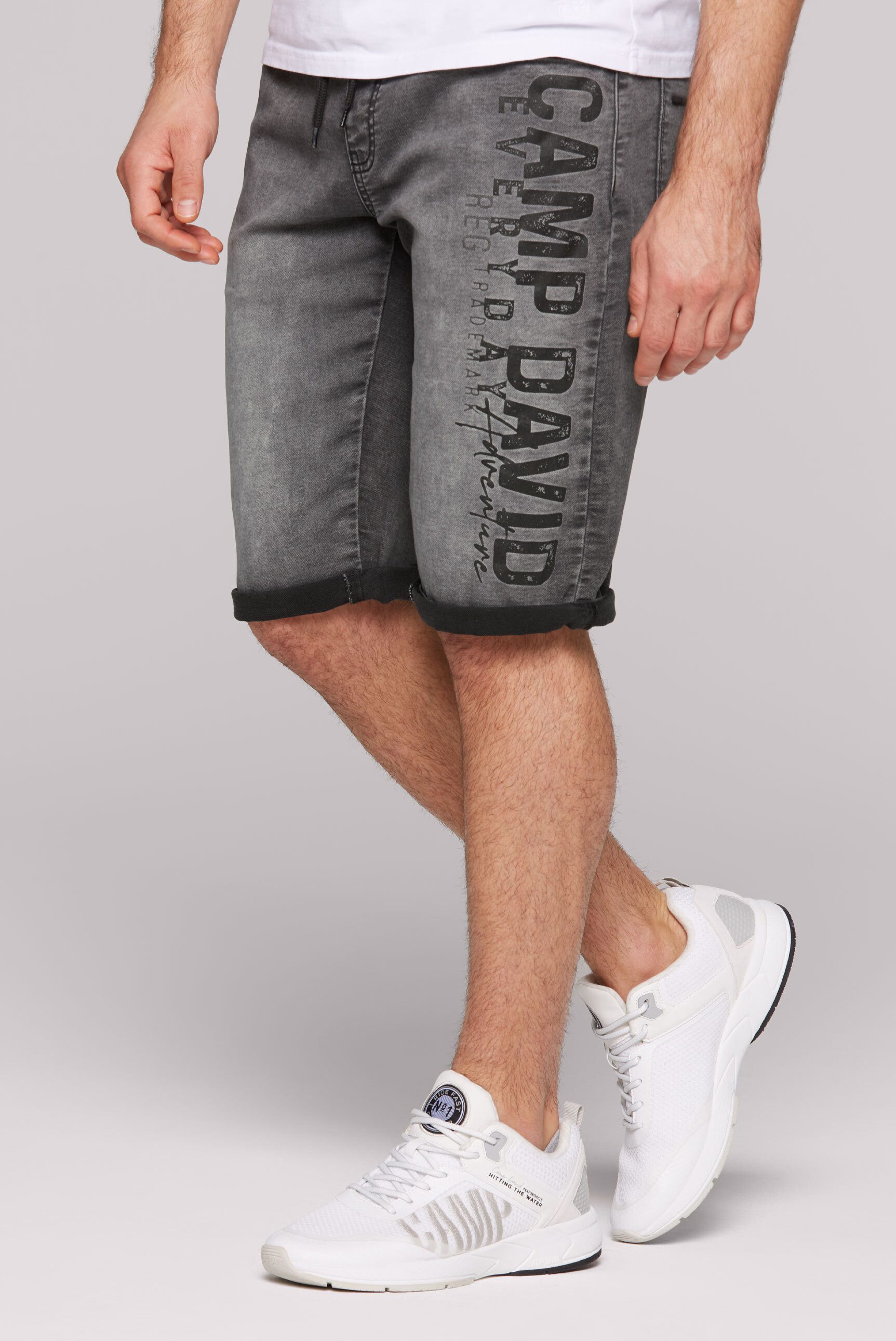 CAMP DAVID Jeansshorts, mit Elastikbund günstig online kaufen