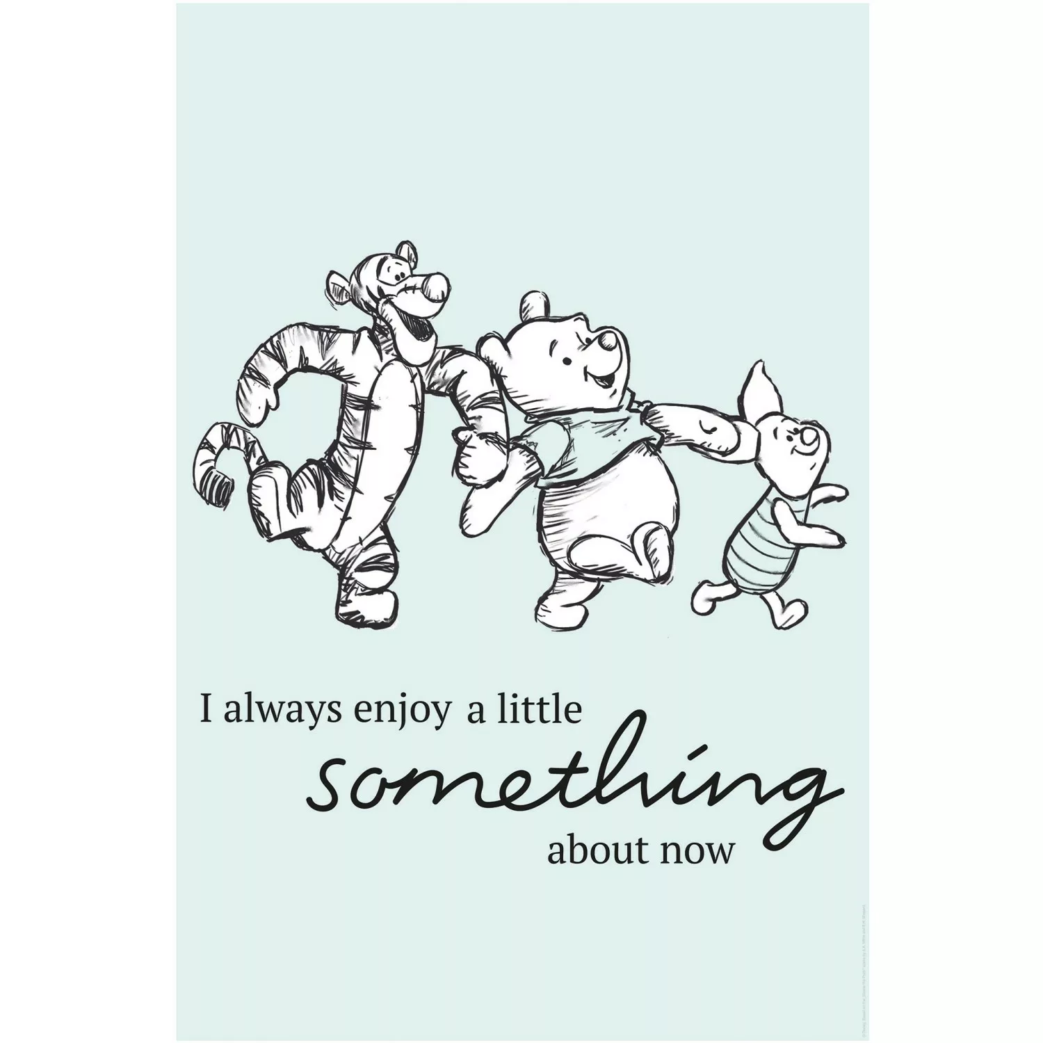 Komar Poster "Winnie Pooh Little Something", Disney, (1 St.), Kinderzimmer, günstig online kaufen