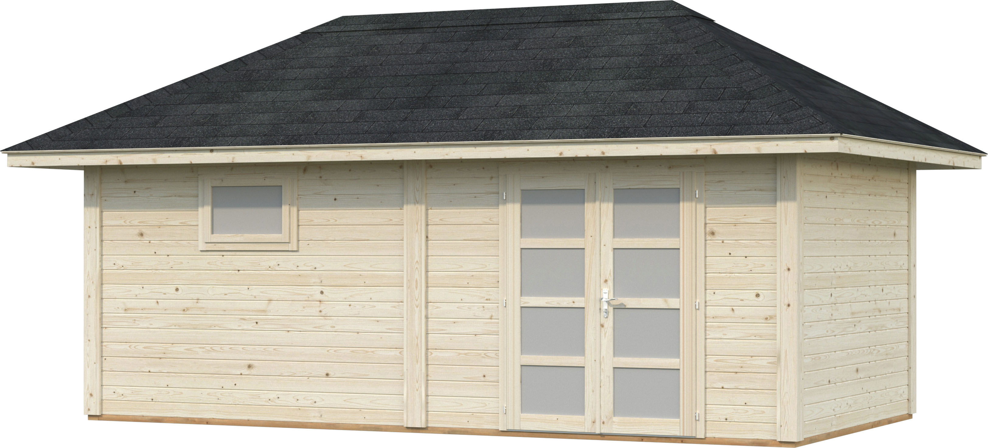 Palmako Holzpavillon "Bianca 16,6 m² Set 10", BxTxH: 588x300x323 cm günstig online kaufen