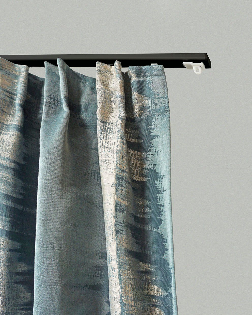 GARESA Gardinenschiene »100«, 1 läufig-läufig, Wunschmaßlänge, schlichte Al günstig online kaufen
