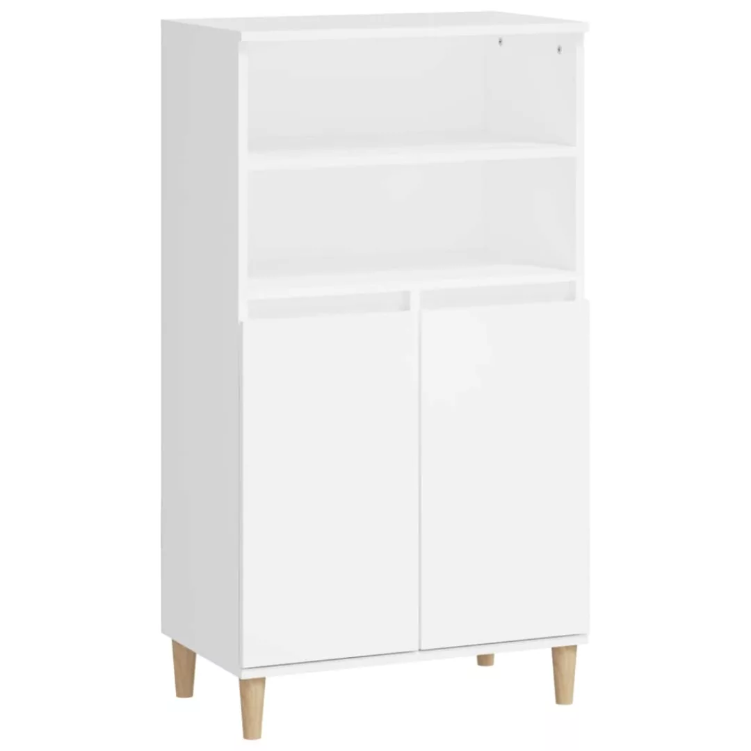 Vidaxl Highboard Weiß 60x36x110 Cm Holzwerkstoff günstig online kaufen