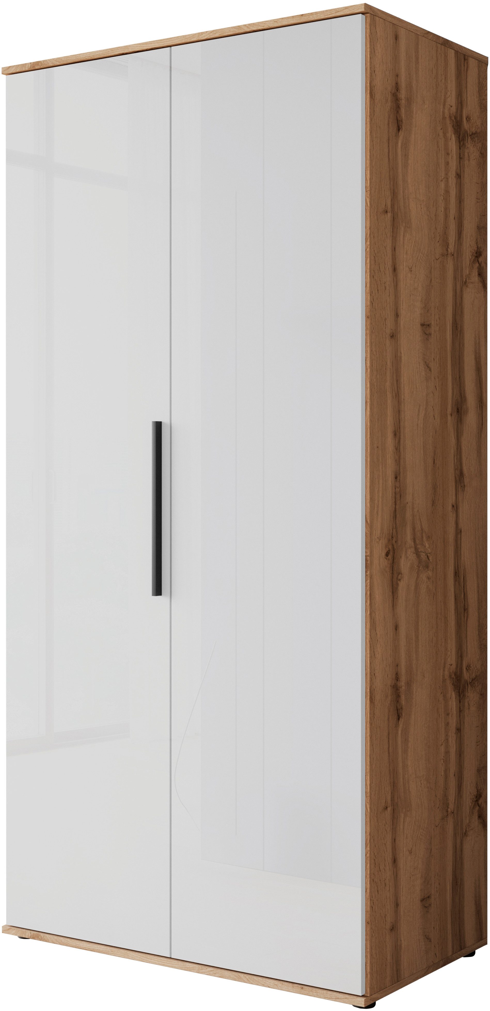 INOSIGN Kleiderschrank "LAGOS Wäscheschrank, Garderobe, schwarze Griffe, Ma günstig online kaufen