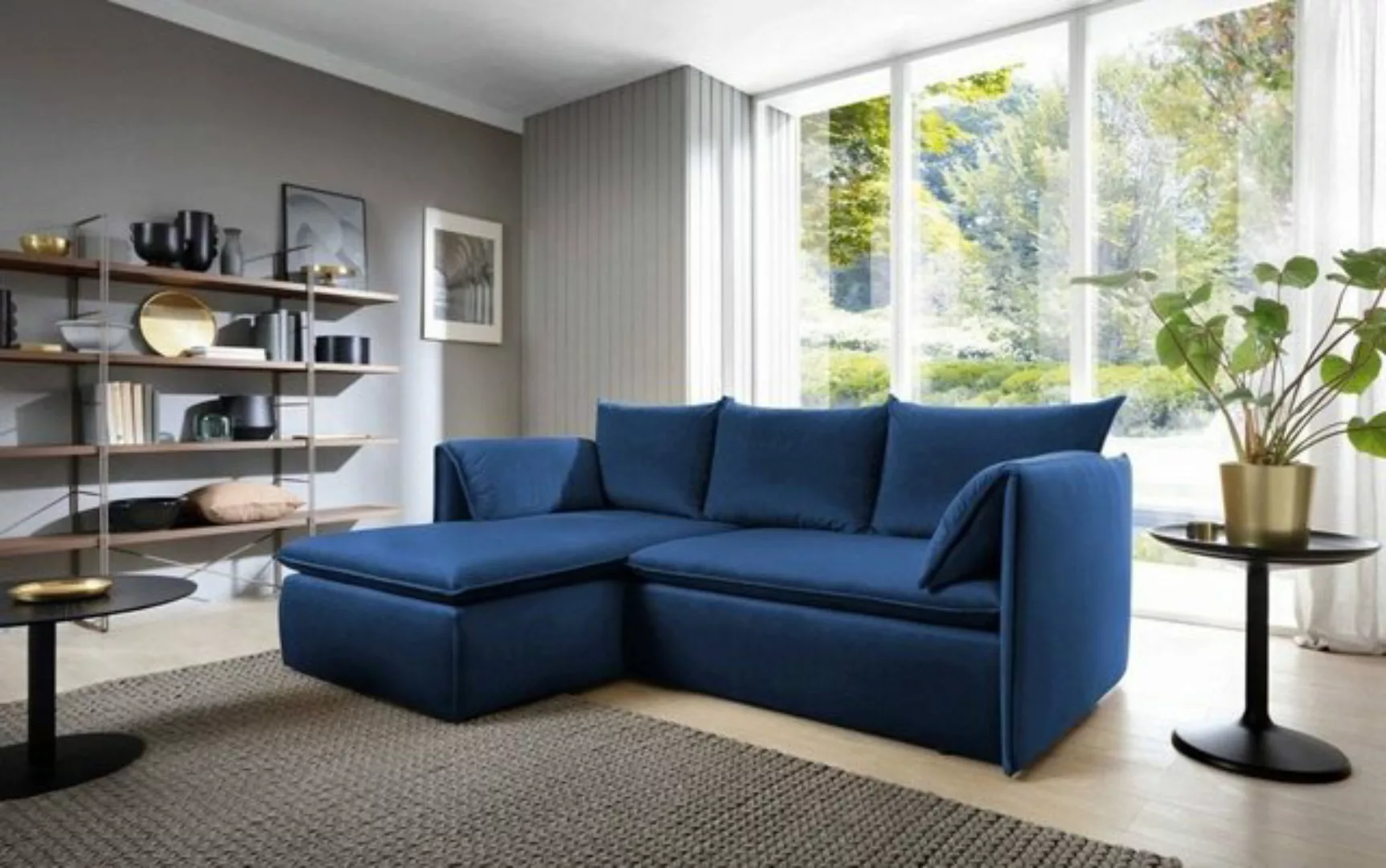 Luxusbetten24 Sofa Designer Sofa Zoe, aus echtem Samt günstig online kaufen