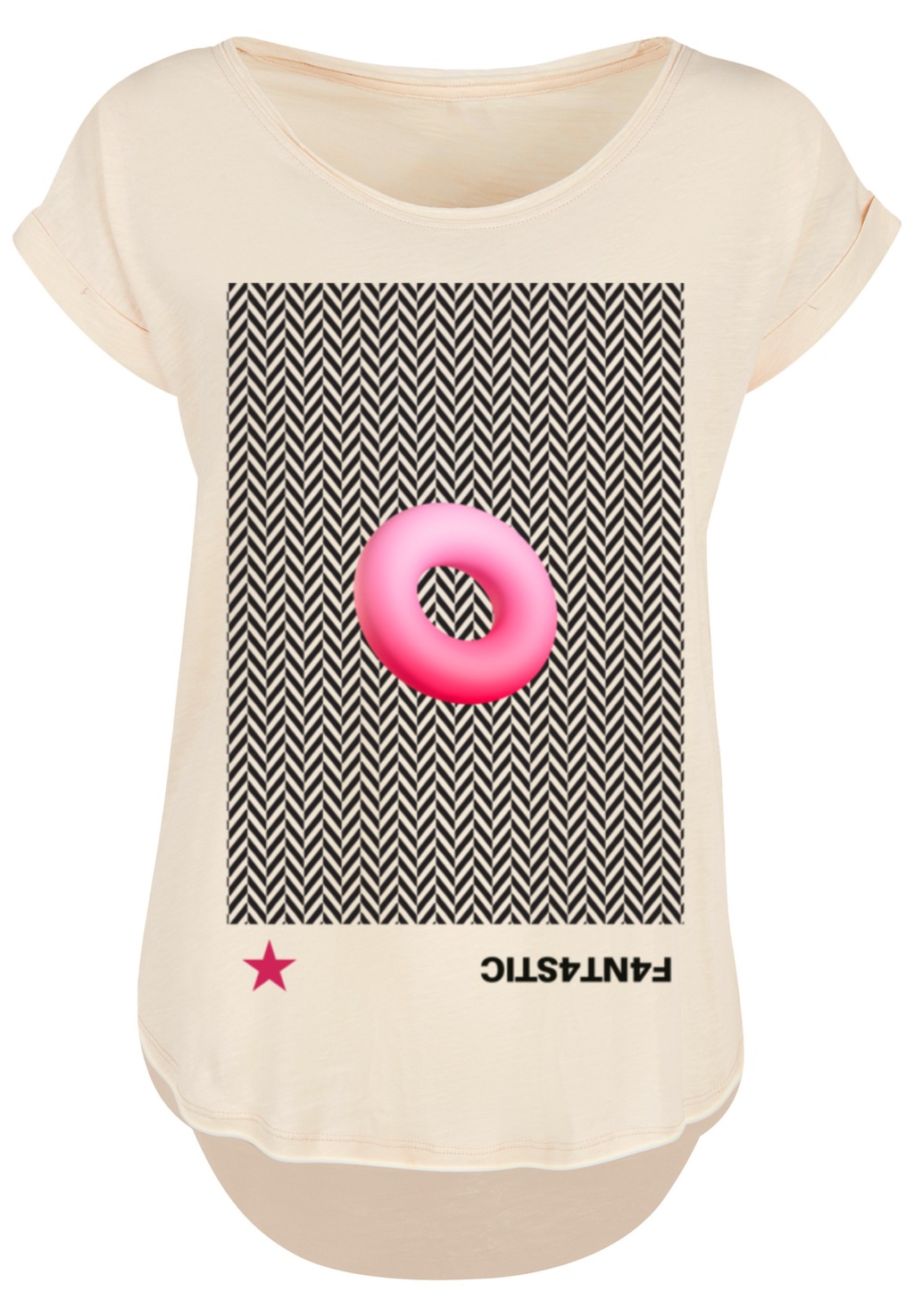 F4NT4STIC T-Shirt "3D PINK RING", Print günstig online kaufen