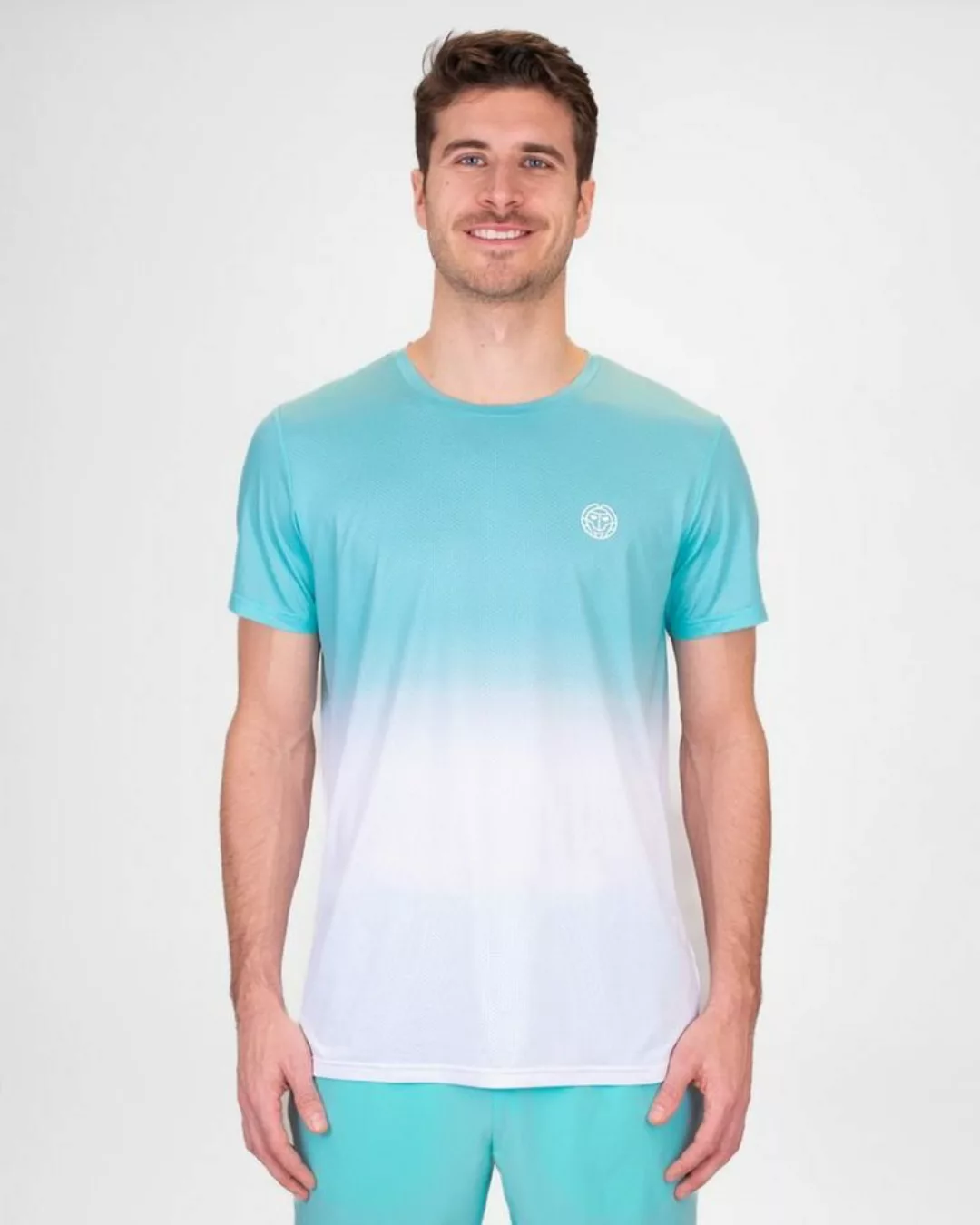 BIDI BADU Tennisshirt Crew Tennisshirt für Herren in hellblau günstig online kaufen