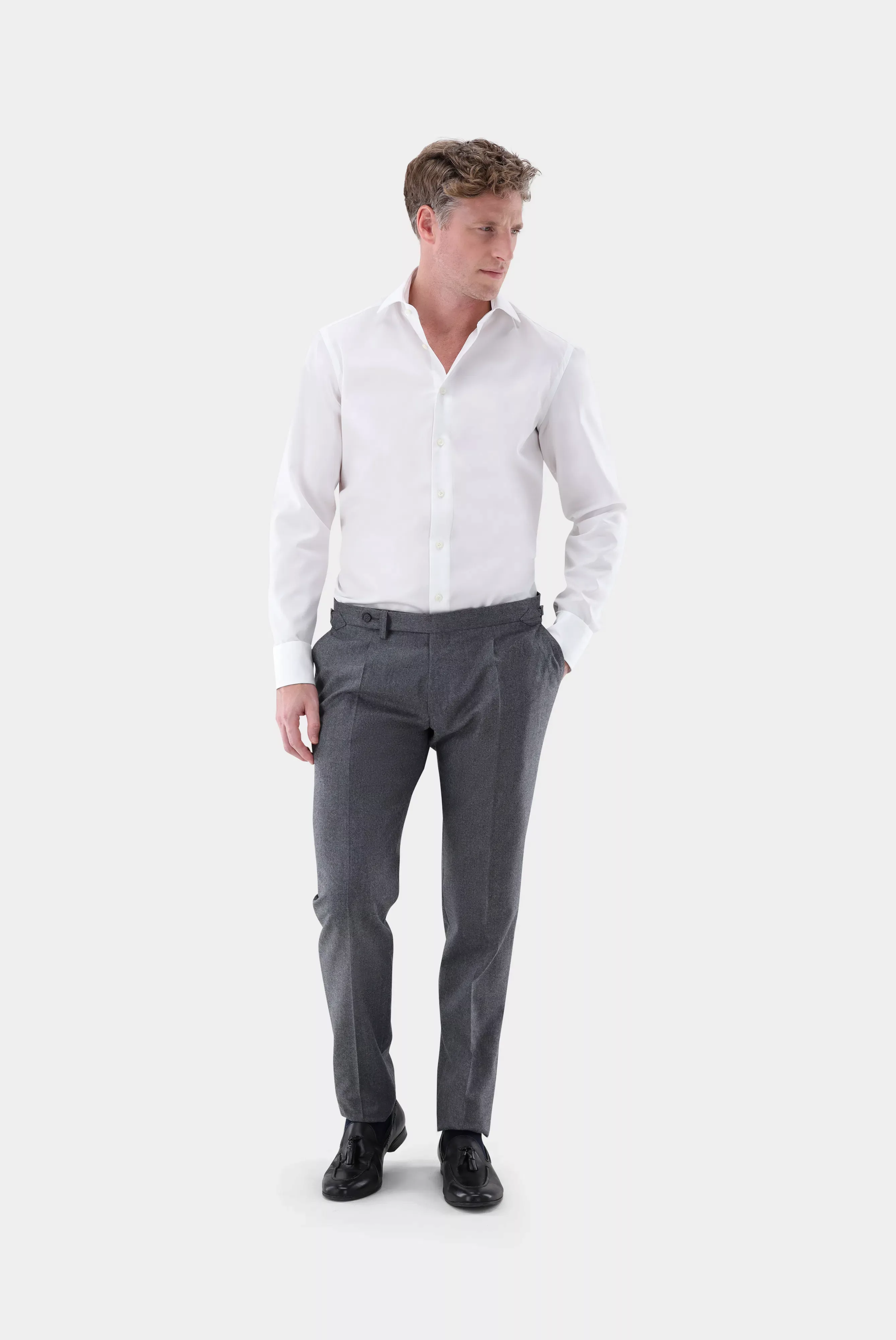 Bügelfreies Twill Hemd Tailor Fit günstig online kaufen