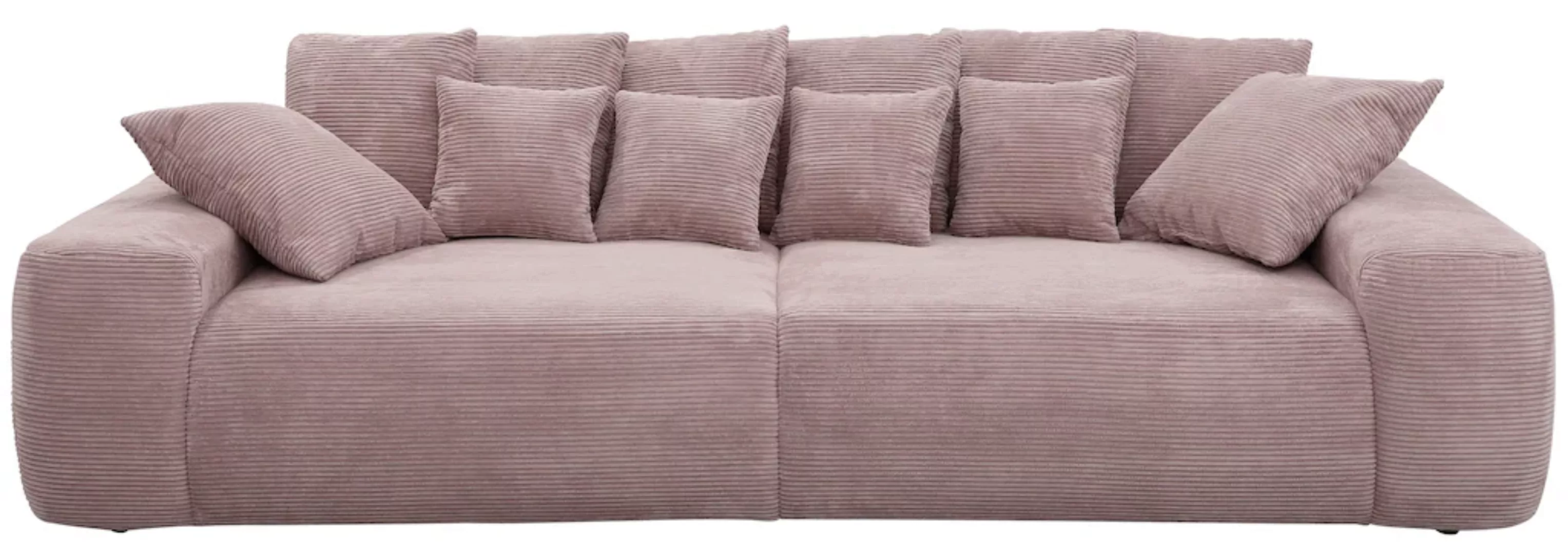 Home affaire Big-Sofa "Glamour II", Dauerschläfer mit Hygiene-Topper bis 14 günstig online kaufen