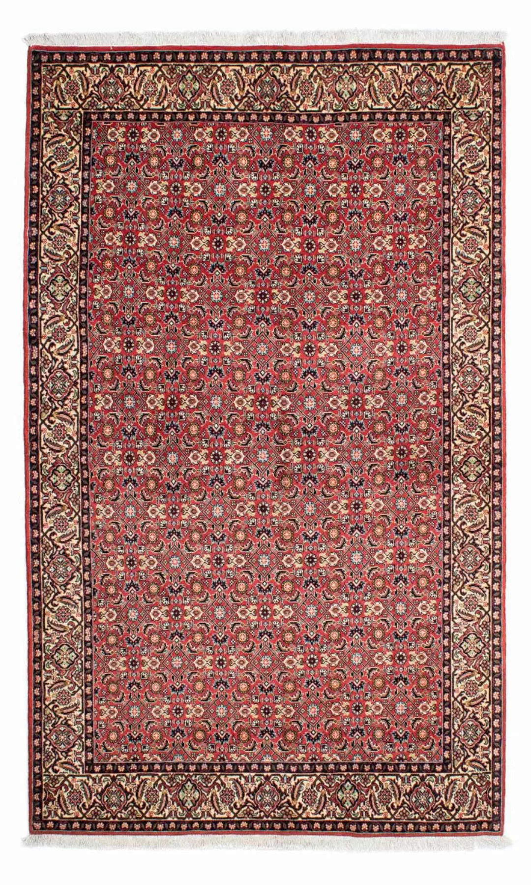 morgenland Wollteppich »Bidjar - Zanjan Stark Gemustert Rosso 233 x 138 cm« günstig online kaufen