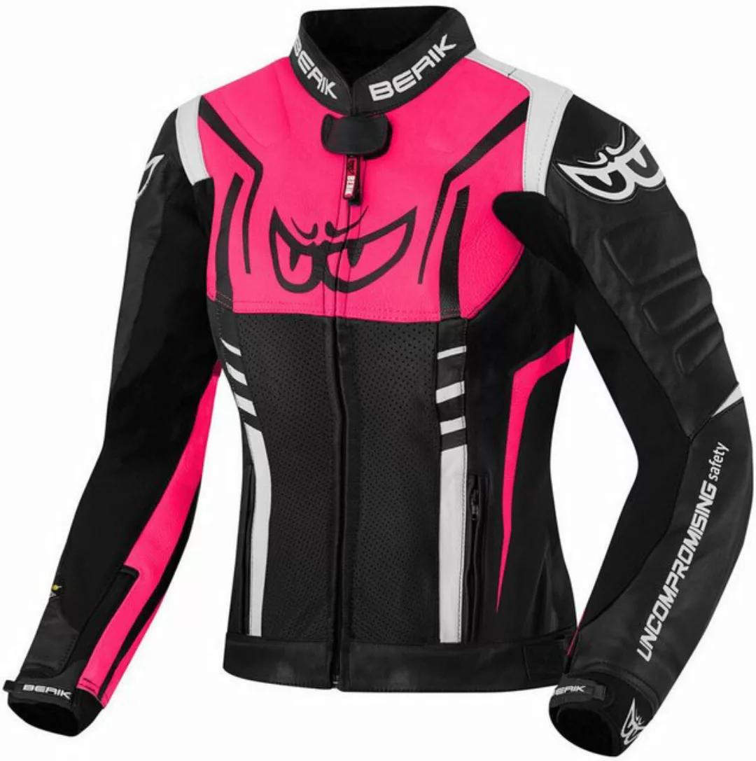 Berik Motorradjacke Striper Damen Motorrad Lederjacke günstig online kaufen