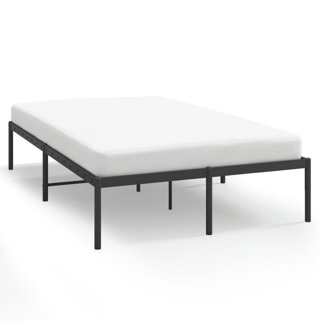 Vidaxl Bettgestell Metall Schwarz 120x200 Cm günstig online kaufen