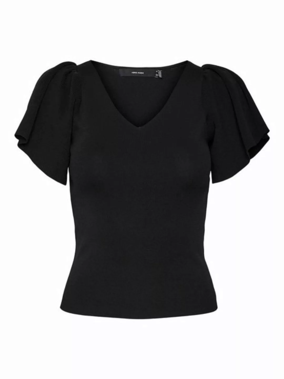 Vero Moda V-Ausschnitt-Pullover GINNY (1-tlg) Drapiert/gerafft günstig online kaufen