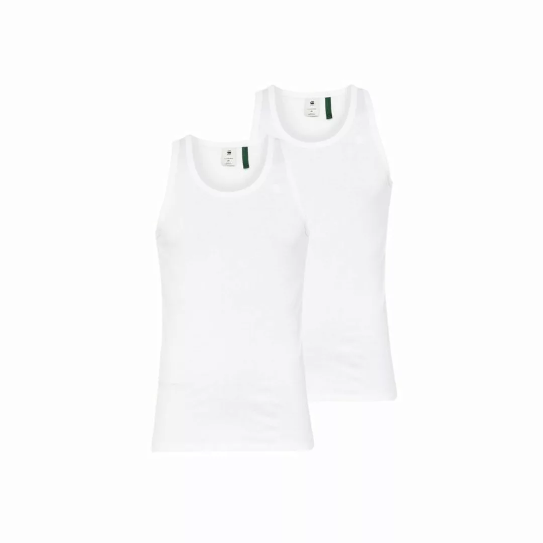 G-star Base 2 Units Ärmelloses T-shirt 2XS White günstig online kaufen