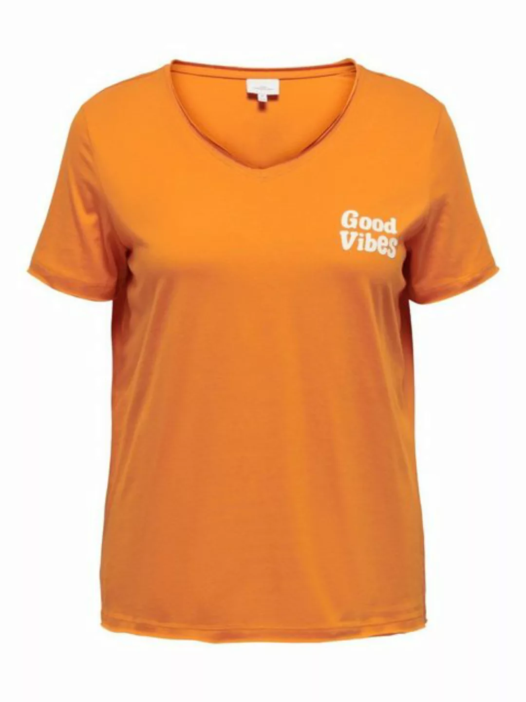 ONLY CARMAKOMA T-Shirt Bedrucktes Spruch T-Shirt Übergröße Plus Size Top CA günstig online kaufen