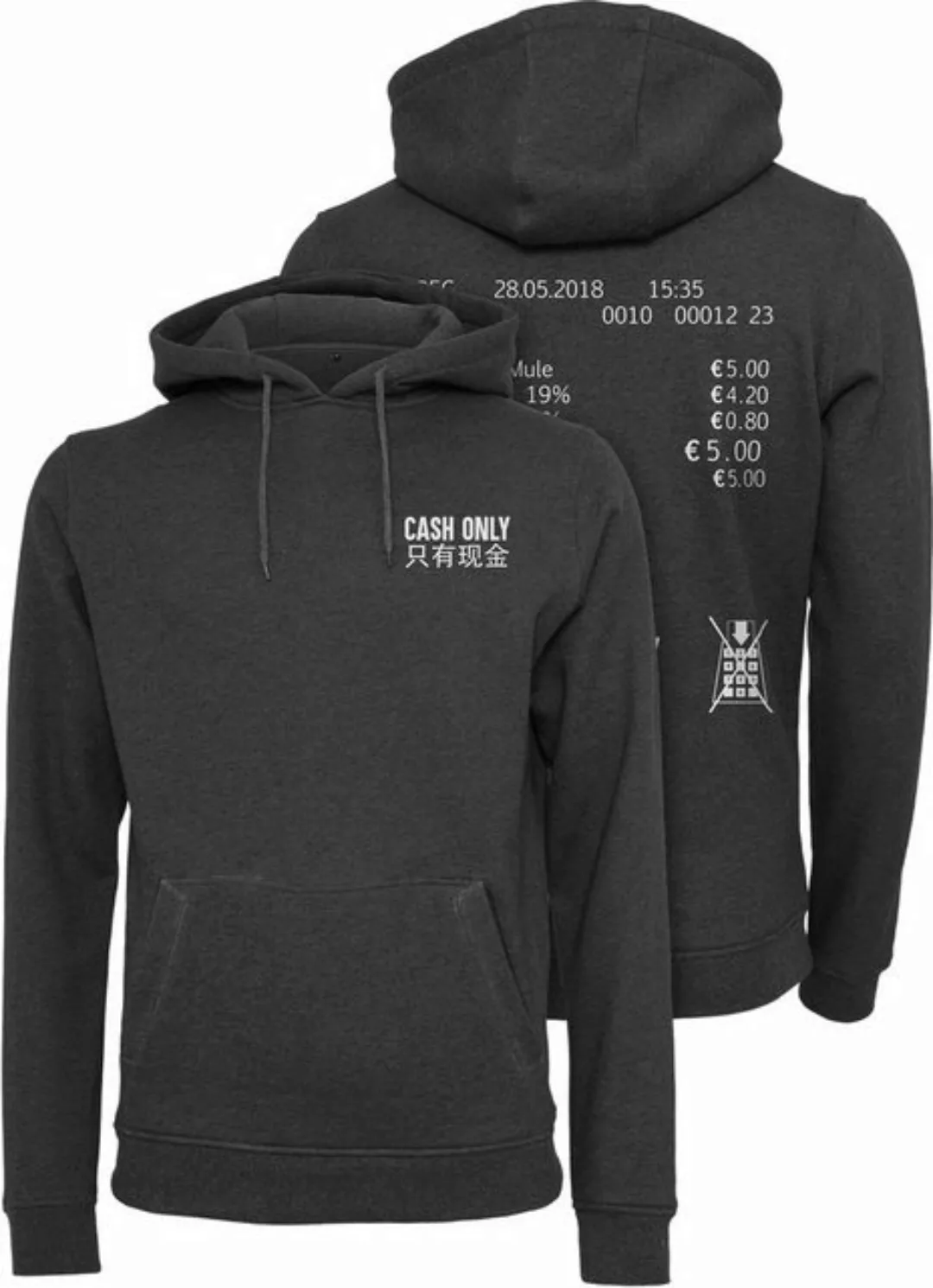 Mister Tee Kapuzenpullover Cash Only Hoody günstig online kaufen