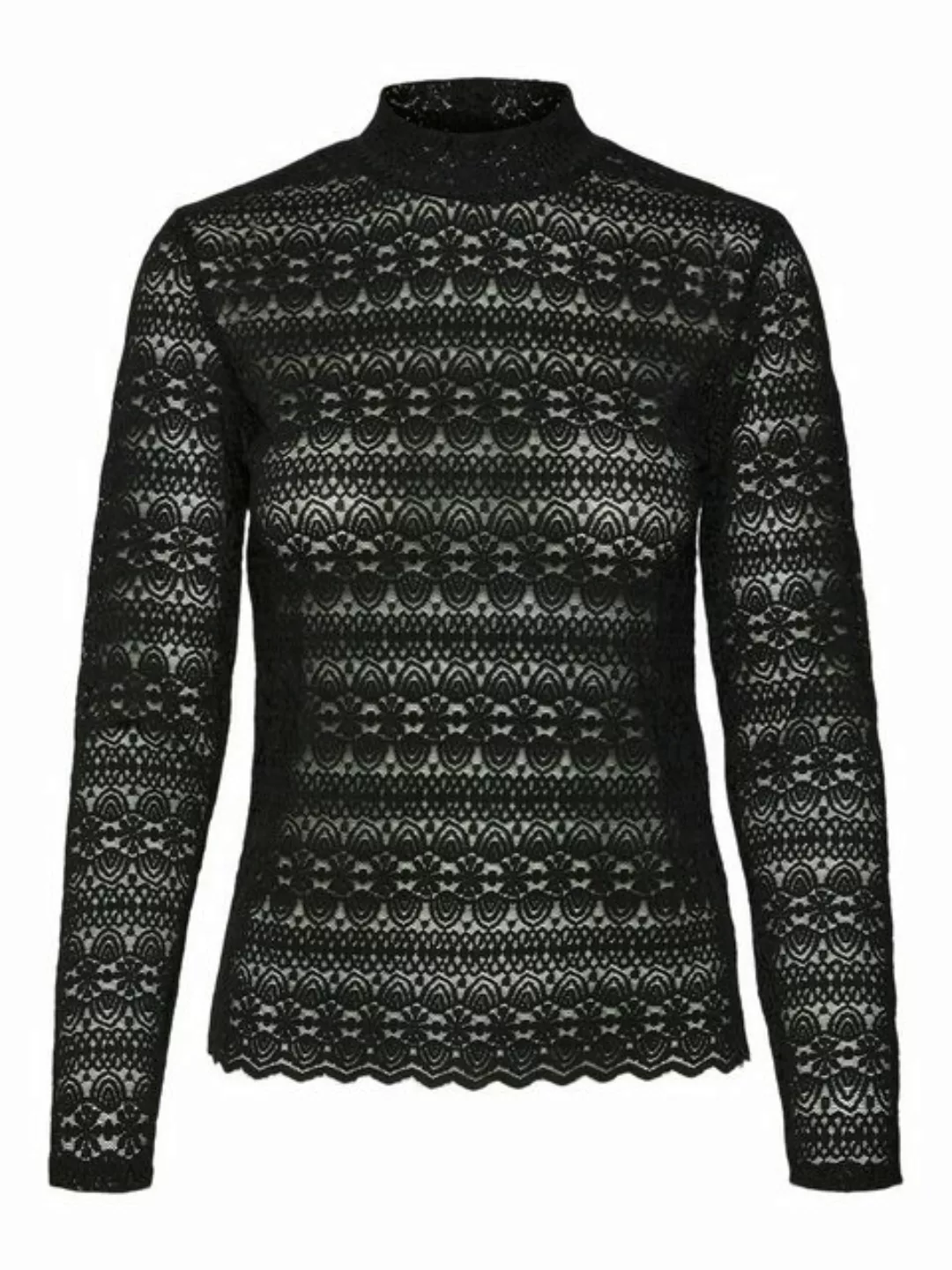 Vero Moda Langarmshirt VMZOE LS LACE HIGH NECK TOP JRS NOOS günstig online kaufen