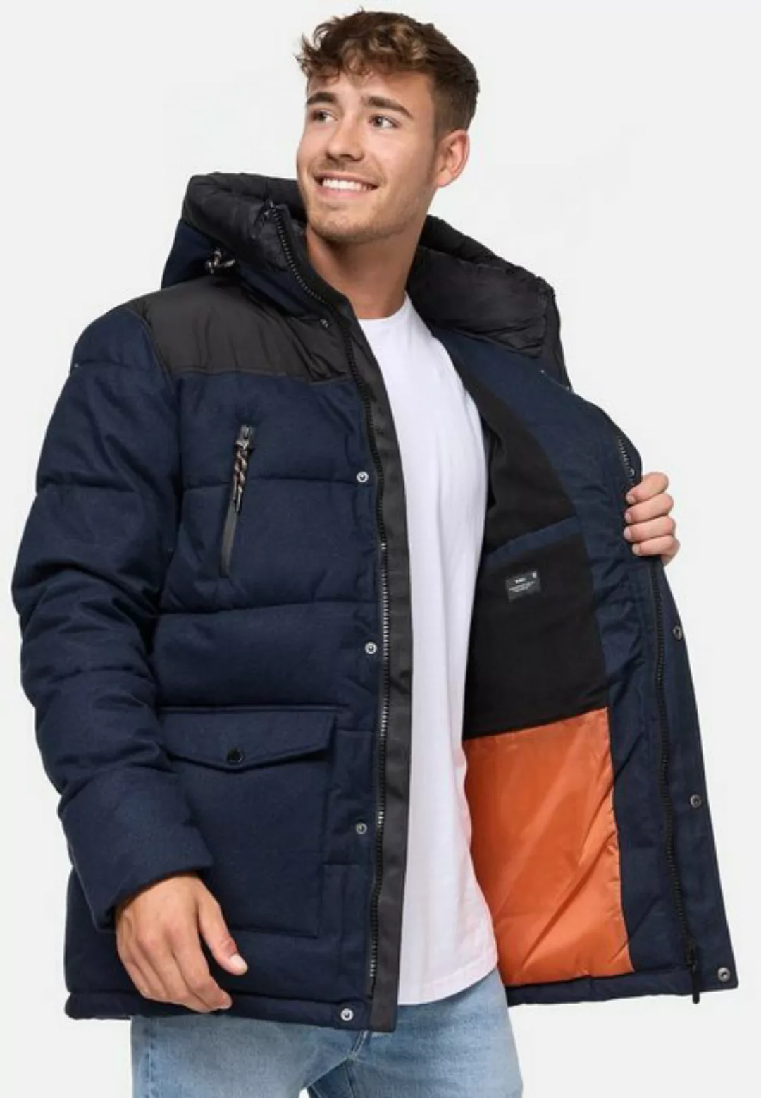 Indicode Winterjacke Krem günstig online kaufen