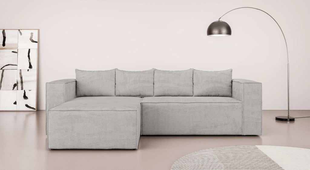 INOSIGN Ecksofa "LINCOLNVILLE mit Bettfunktion und Bettkasten, Maße B/H/T 2 günstig online kaufen