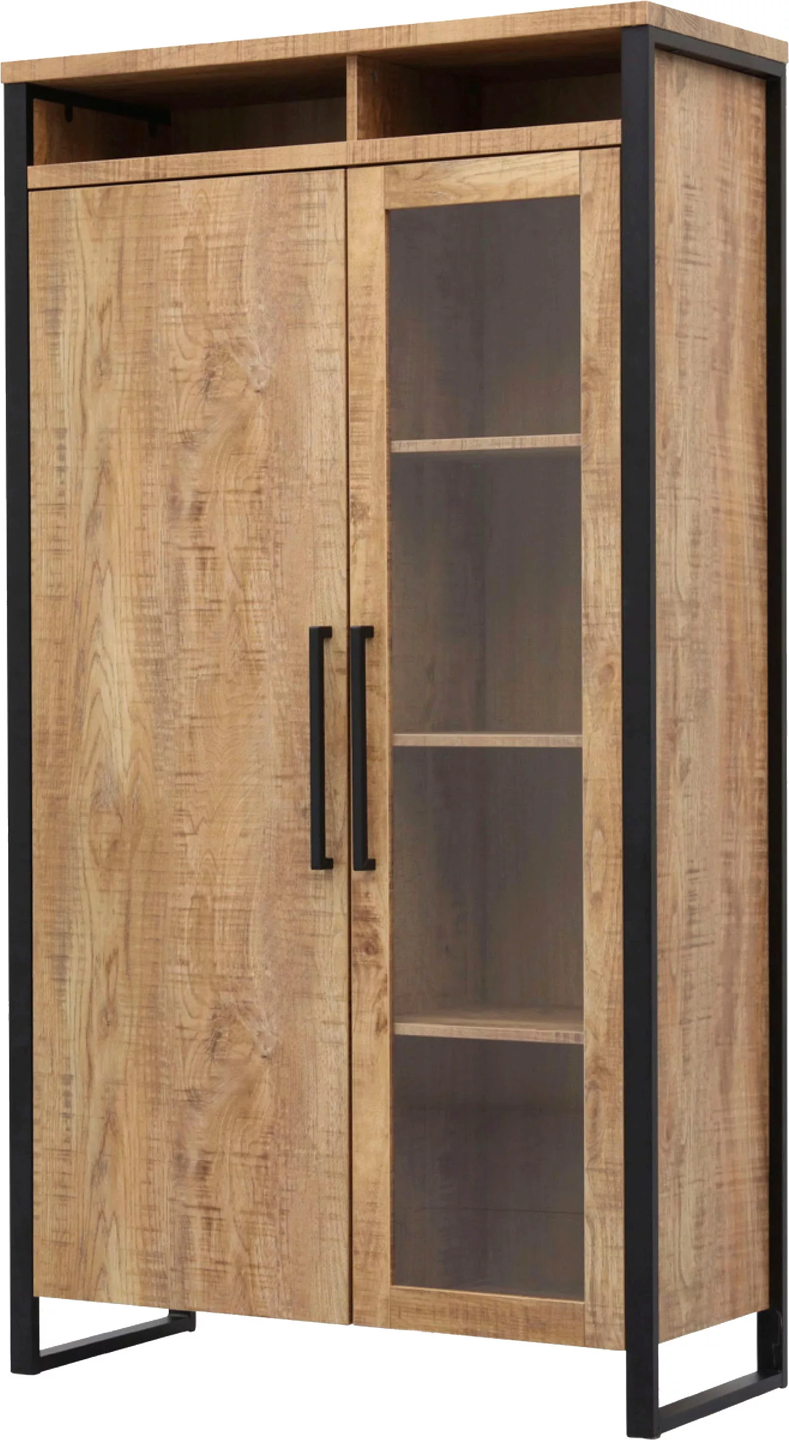 OMG Design Vitrine "Carriba Wohnzimmerschrank", Höhe 190 cm, mit Soft-Close günstig online kaufen