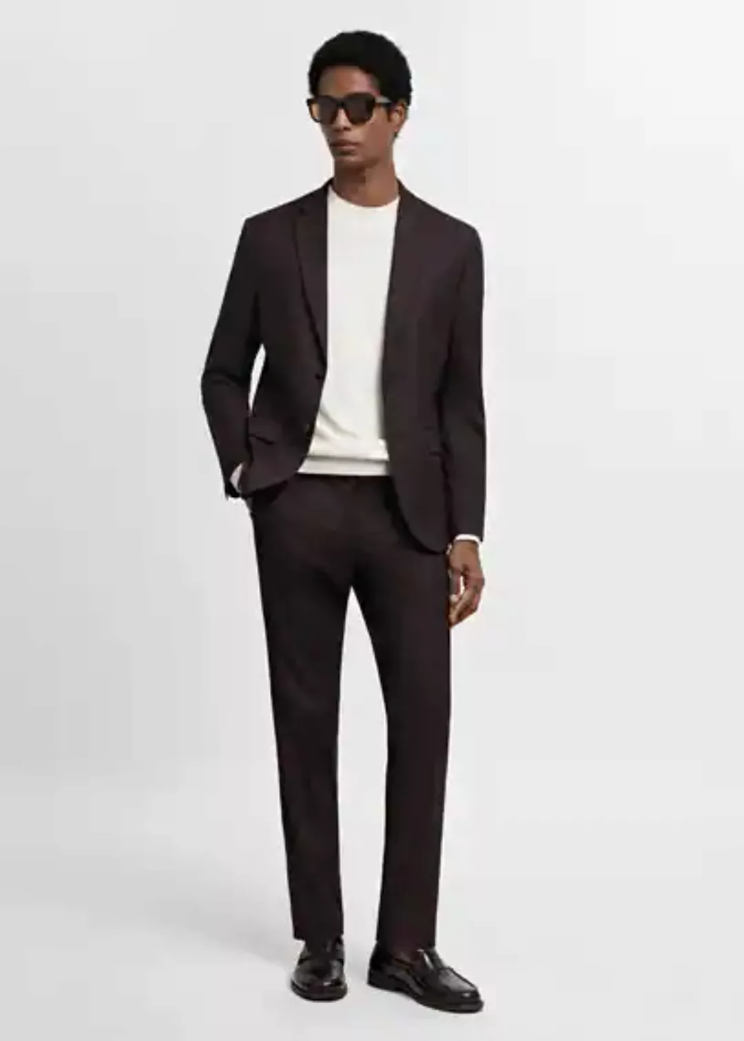 Super Slim Fit-Anzughose aus Stretchstoff günstig online kaufen