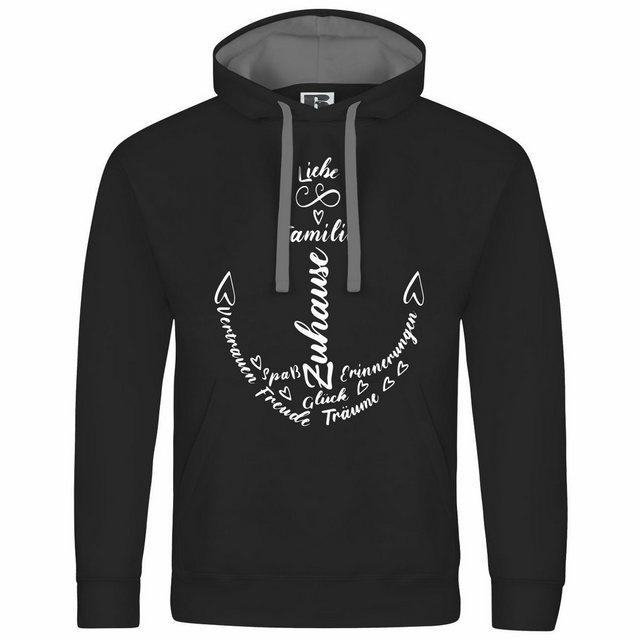 deinshirt Kapuzenpullover Herren Kapuzenpullover Liebe Familie Anker Mit Pr günstig online kaufen