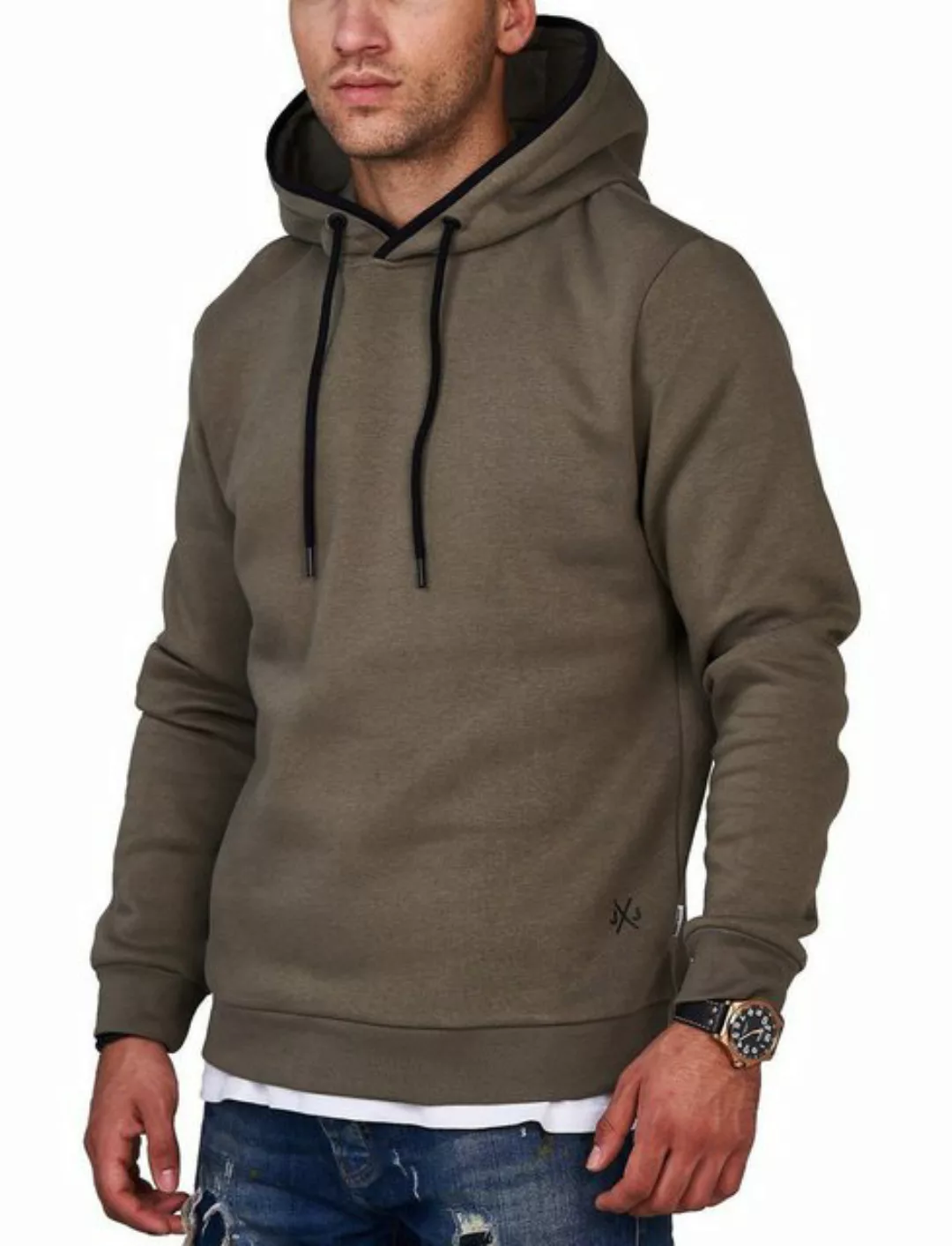 Jack & Jones Hoodie JJINFIHOO Herren Basic Hoodie Kapuzenpullover Sweater günstig online kaufen
