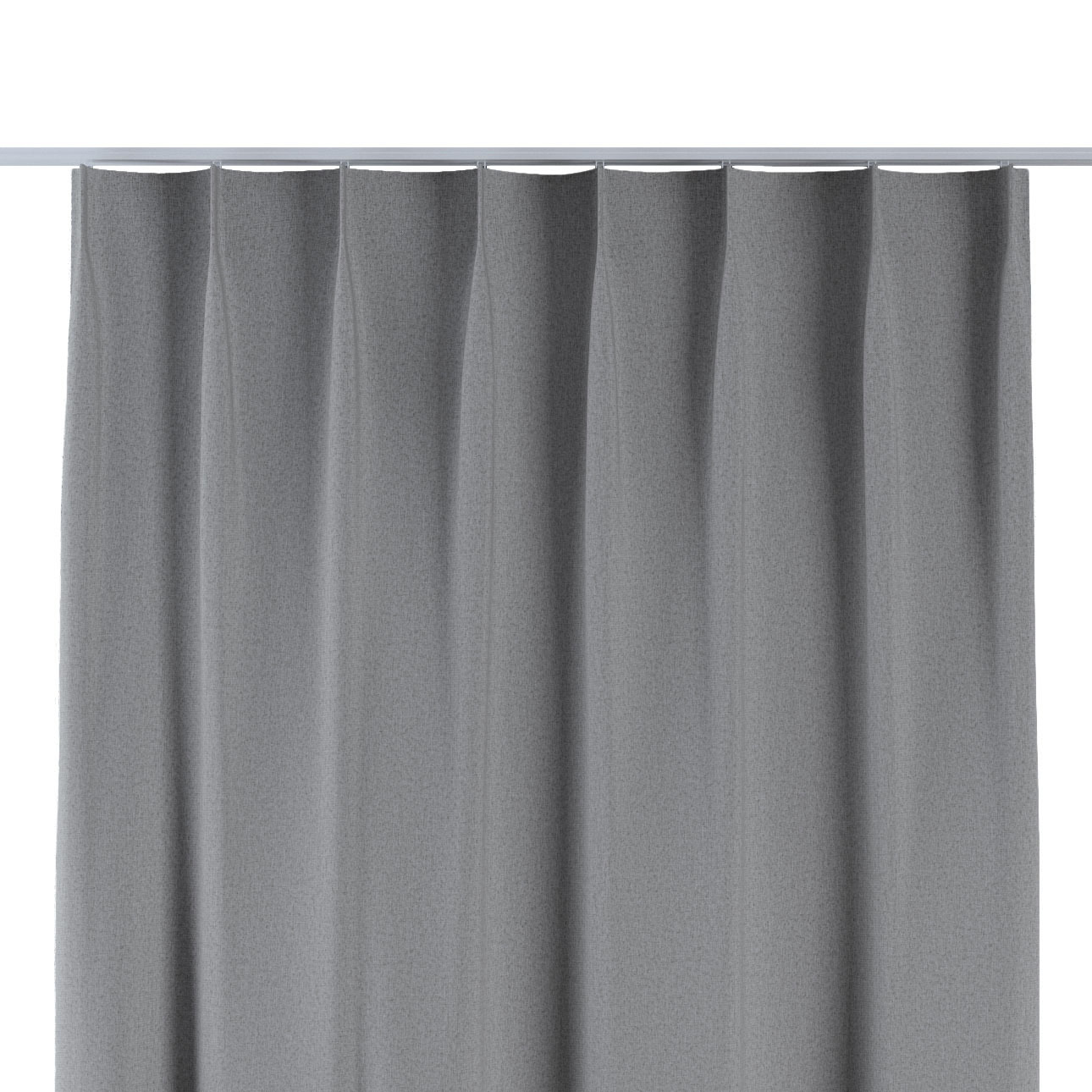 Vorhang mit flämischen 1-er Falten, grau, Blackout Soft (269-22) günstig online kaufen