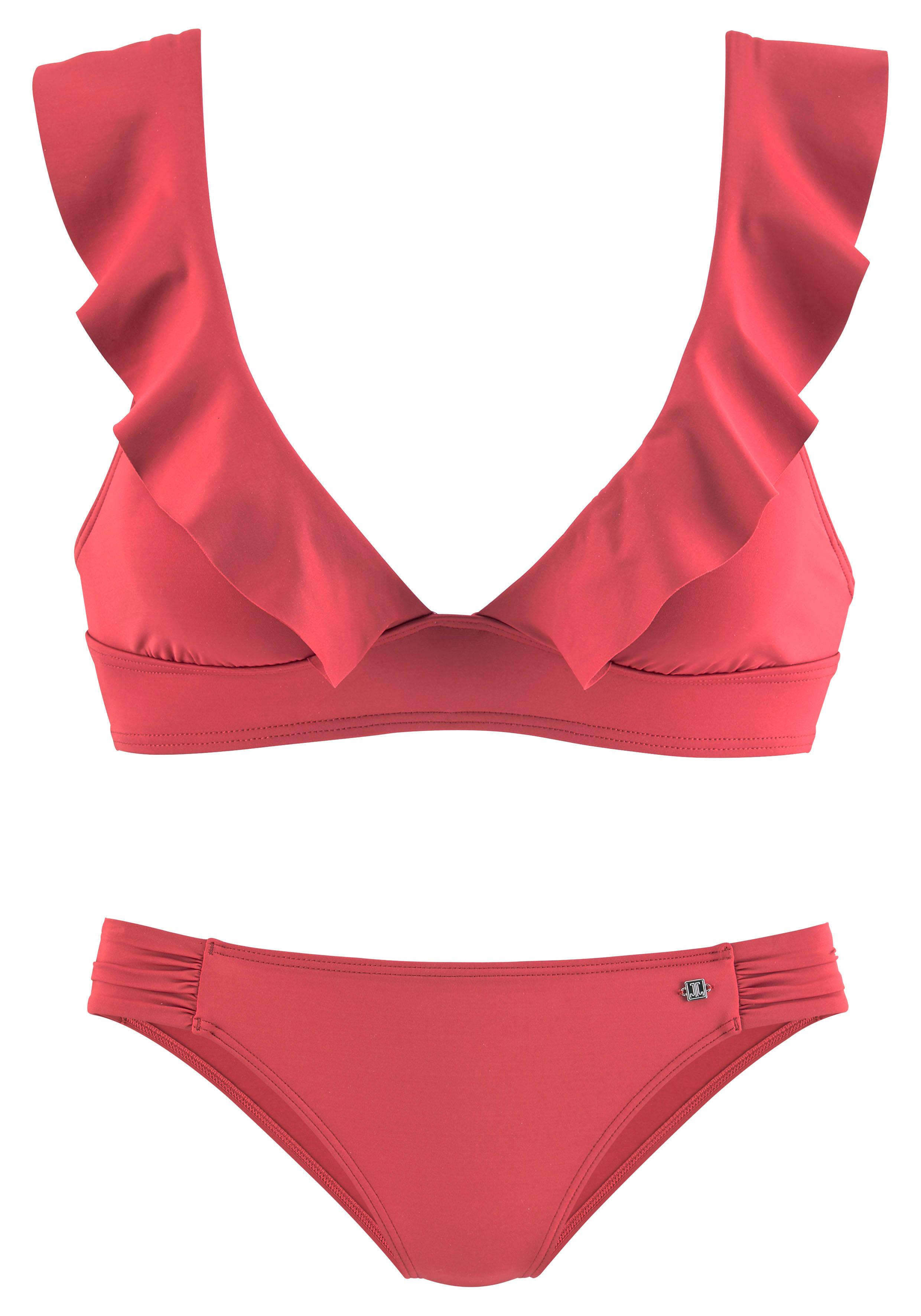 JETTE Triangel-Bikini, mit Volant günstig online kaufen