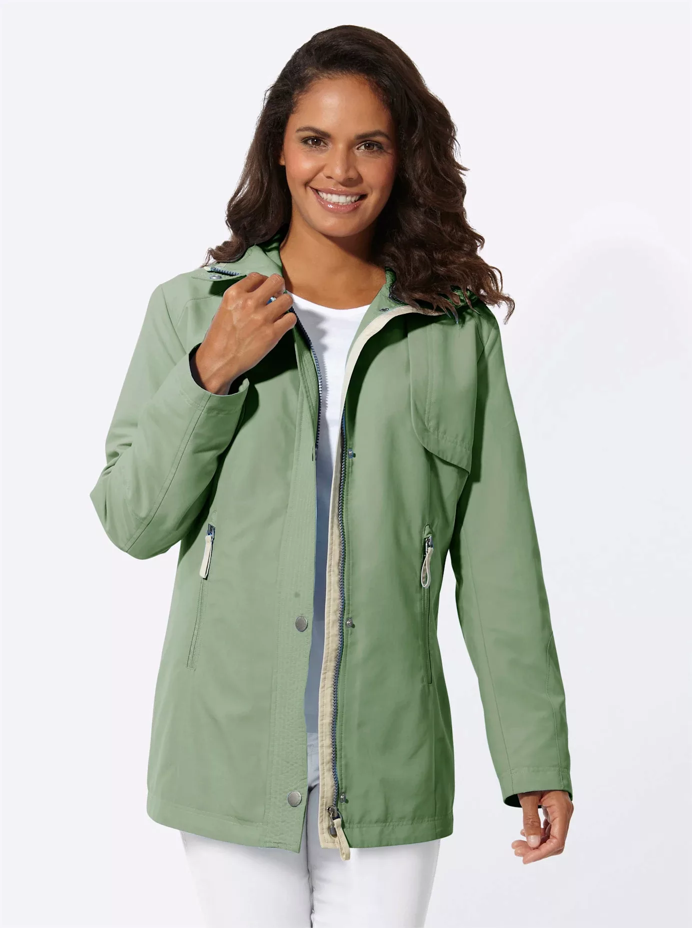 Casual Looks Langjacke, ohne Kapuze günstig online kaufen
