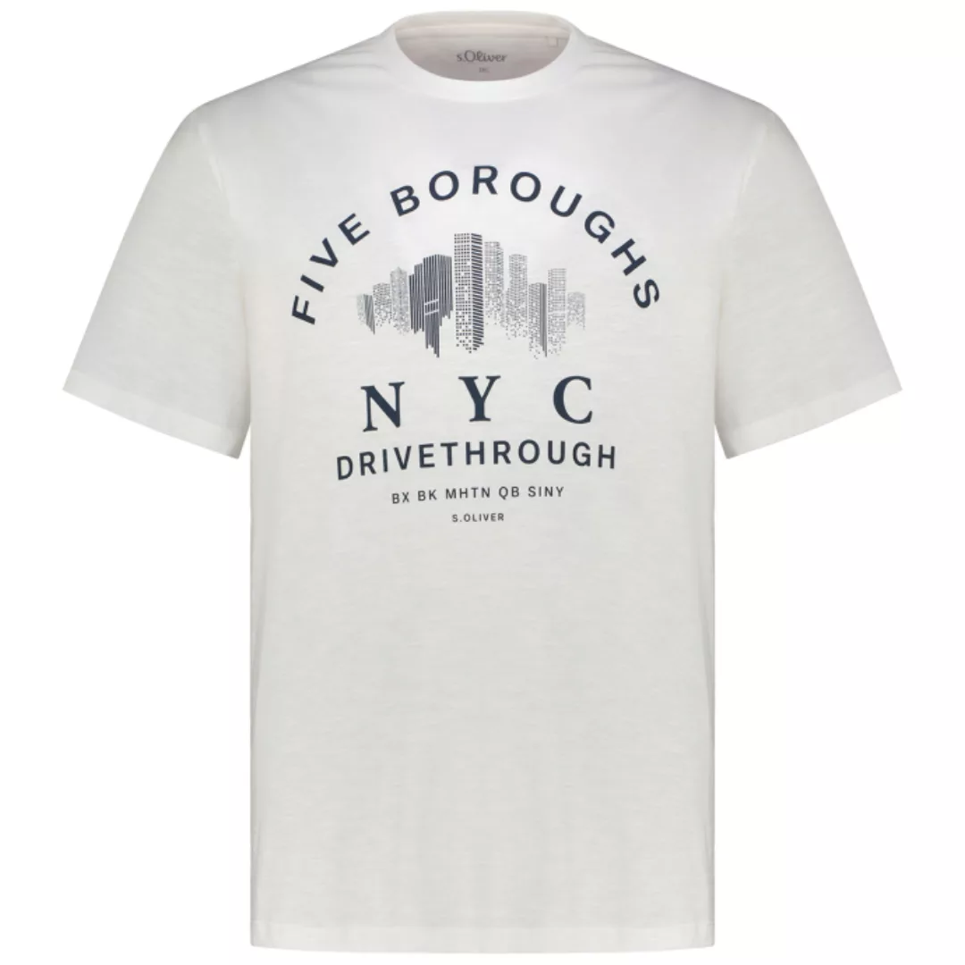 s.Oliver T-Shirt mit Motiv-Print günstig online kaufen