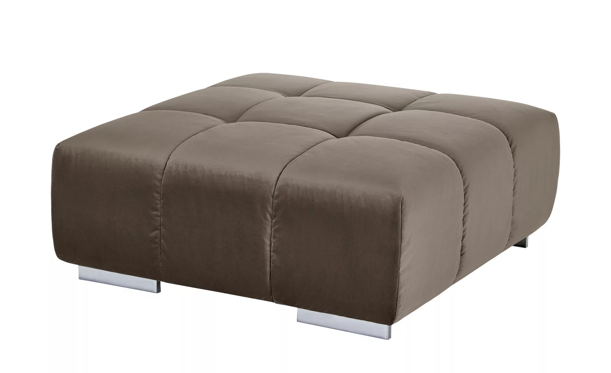 uno Hocker aus Samt  Origo - braun - 103 cm - 42 cm - 103 cm - Polstermöbel günstig online kaufen