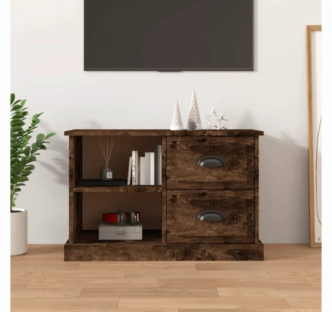 furnicato TV-Schrank Räuchereiche 73x35,5x47,5 cm Holzwerkstoff günstig online kaufen