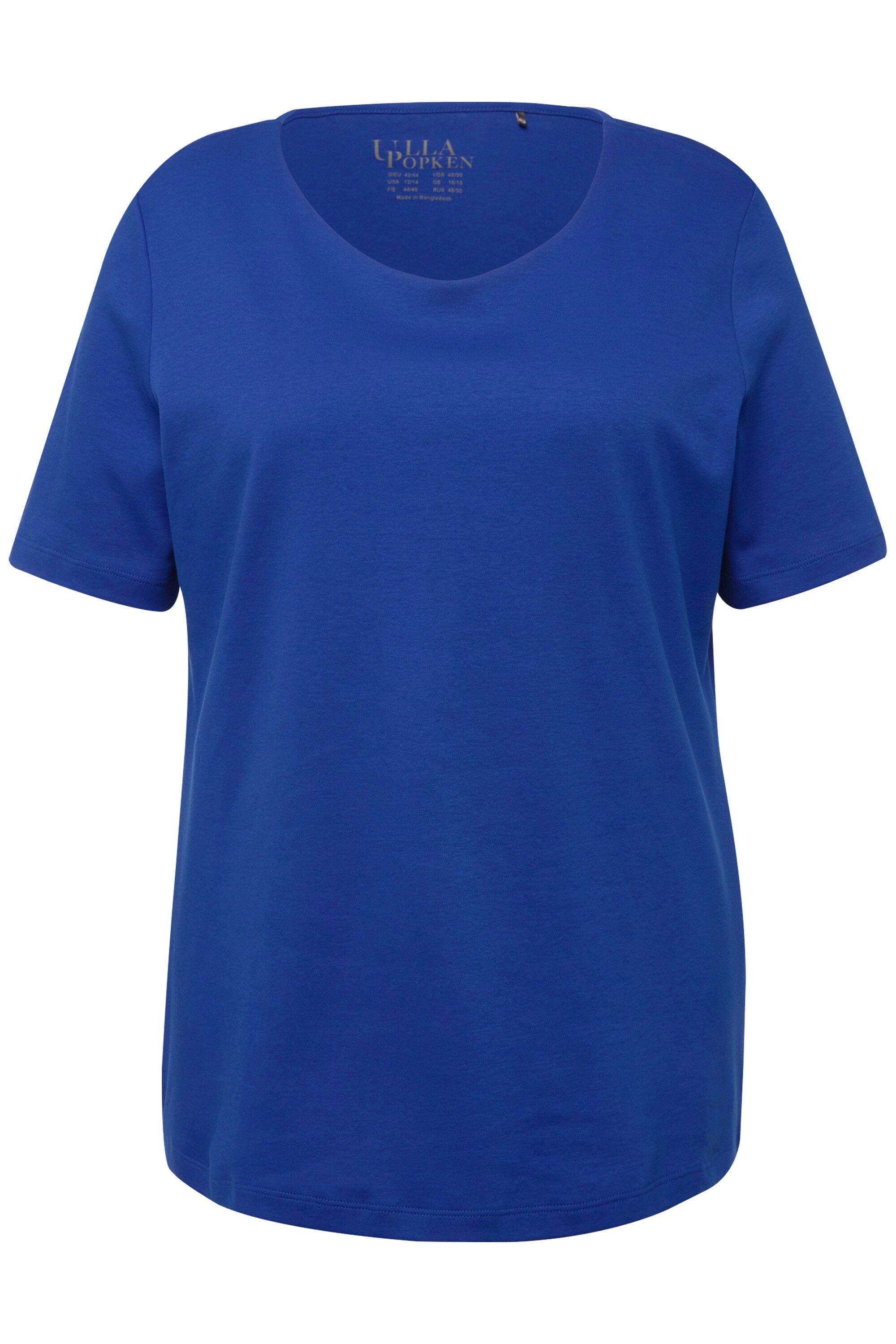Ulla Popken T-Shirt Shirt doppellagige Vorderseite günstig online kaufen