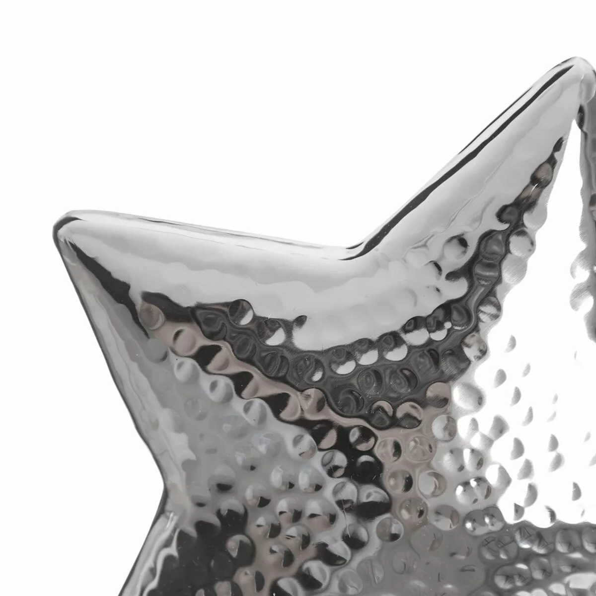 Deko-figur Stern Silber 10 X 10 X 28 Cm günstig online kaufen
