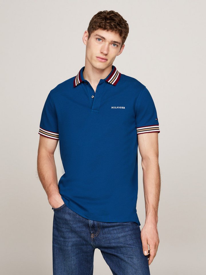 Tommy Hilfiger Poloshirt GIFTING POLO RWB COLLAR REG POLO Streifen an Krage günstig online kaufen