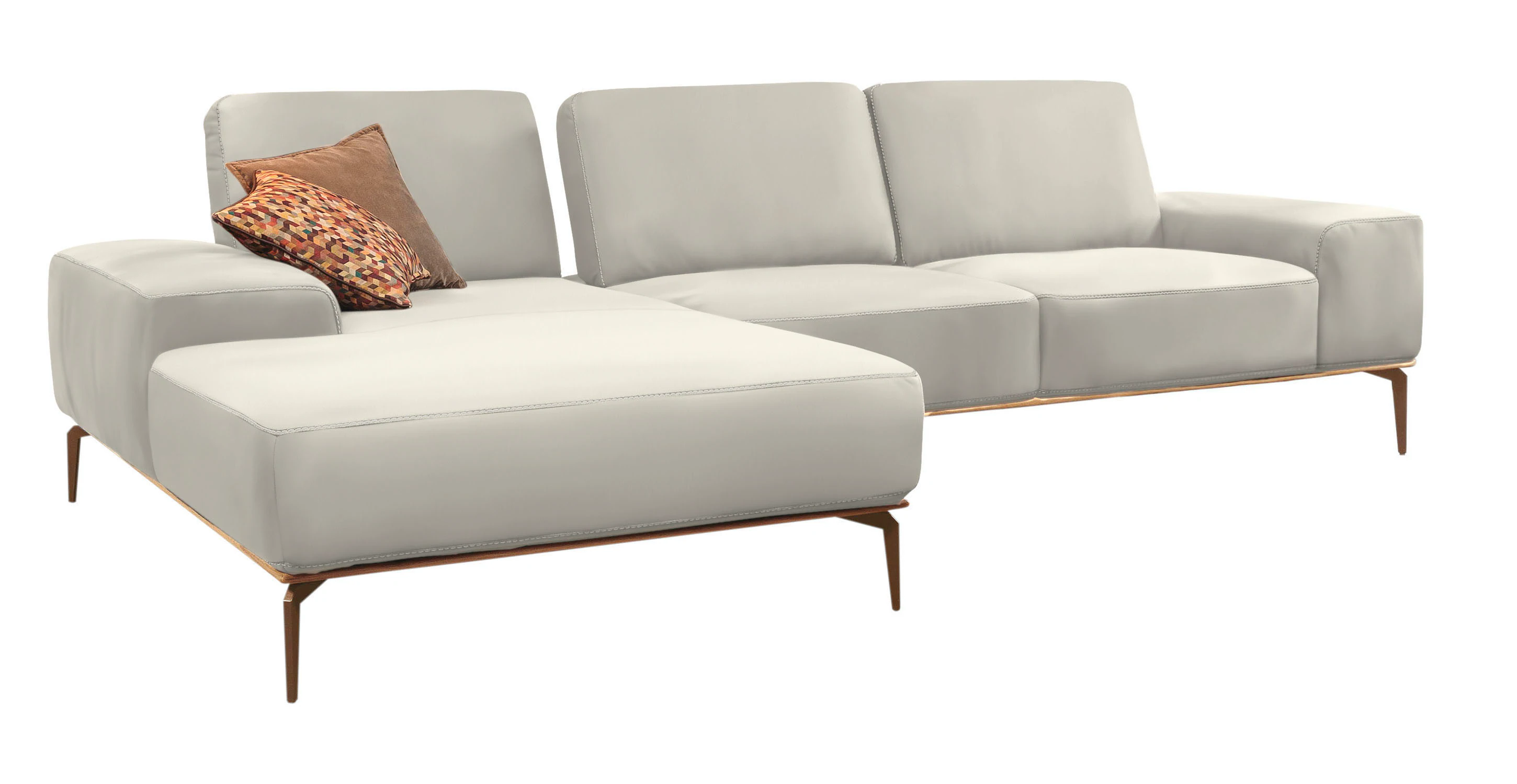 W.SCHILLIG Ecksofa "run, Designsofa mit tollem Sitzkomfort, bequem, L-Form" günstig online kaufen