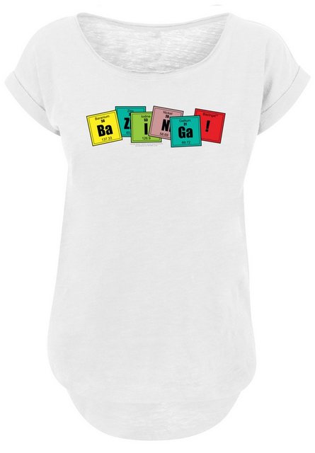 F4NT4STIC T-Shirt Big Bang Theory Bazinga Damen,Premium Merch,Lang,Longshir günstig online kaufen