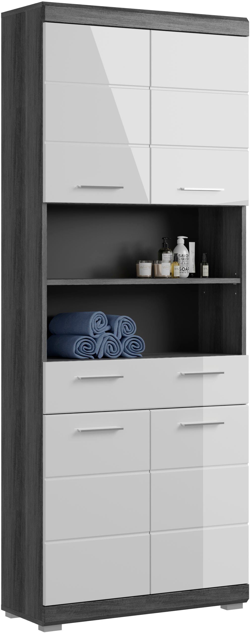 INOSIGN Hochschrank Siena, Breite 74cm, 4 günstig online kaufen