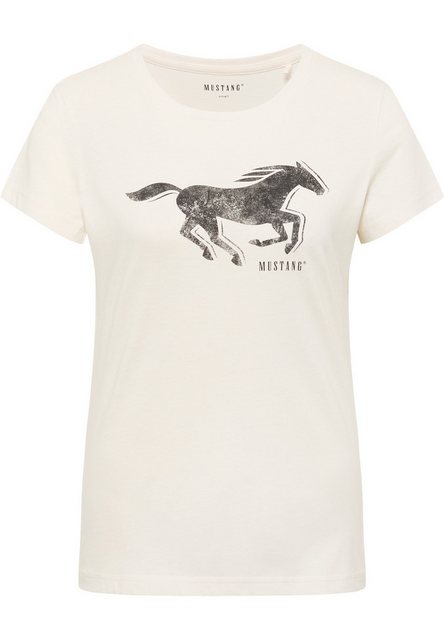 MUSTANG Kurzarmshirt T-Shirt günstig online kaufen