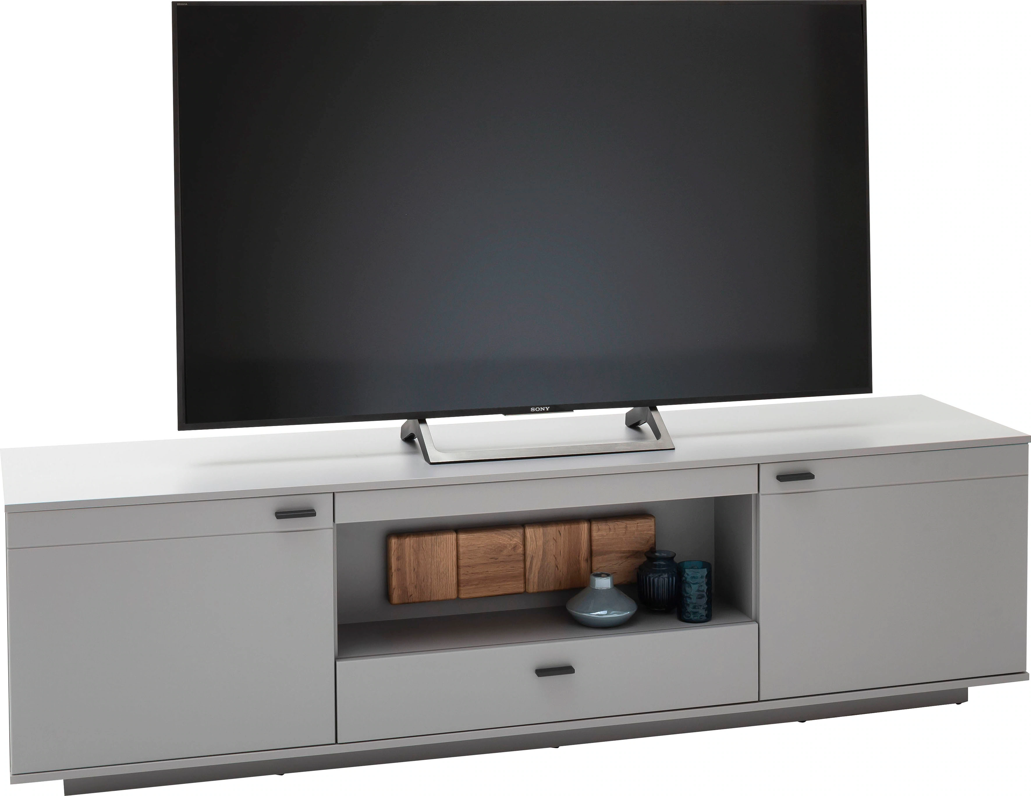 MCA furniture Lowboard "Zadar", TV Schrank für TV bis 80 Zoll, Arktis Grau, günstig online kaufen