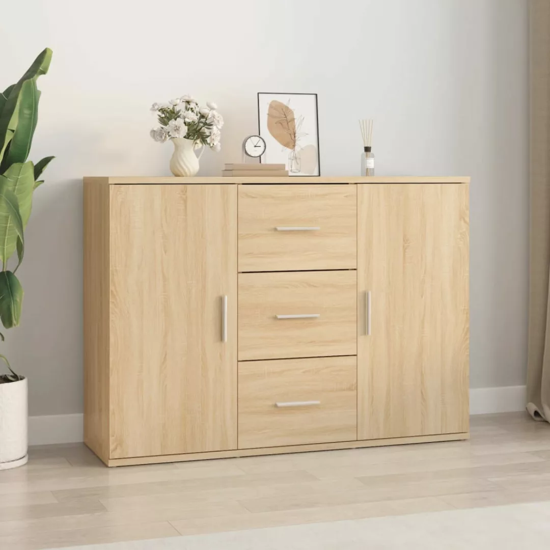 Vidaxl Sideboard Sonoma-eiche 91x29,5x65 Cm Holzwerkstoff günstig online kaufen