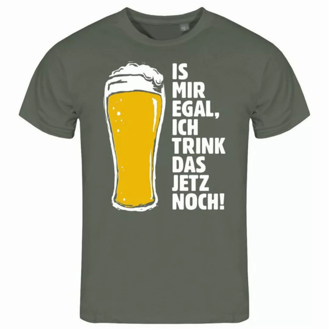 deinshirt Print-Shirt Herren T-Shirt Is mir egal ich trink das jetzt noch F günstig online kaufen