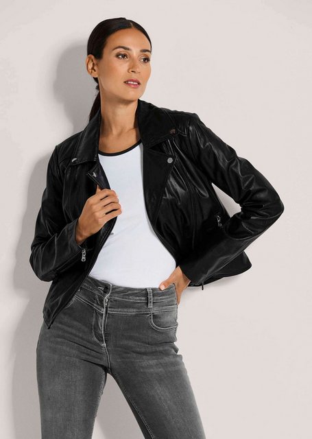 MADELEINE Lederjacke Biker-Jacke aus Lammnappa-Leder günstig online kaufen