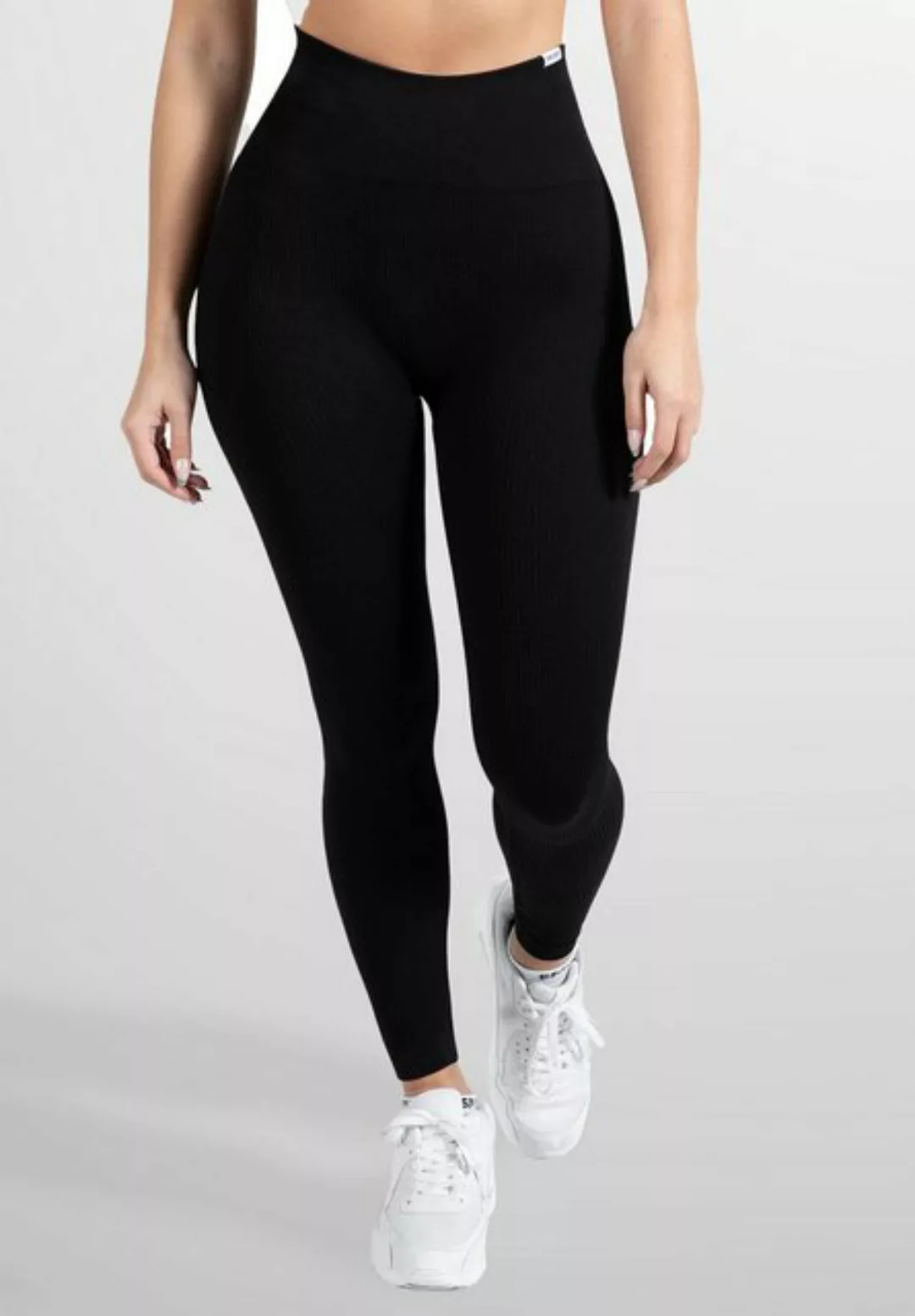 Smilodox Leggings Amaze Ripp, Blickdichte Sporthose aus Rippstoff Yoga & Fi günstig online kaufen