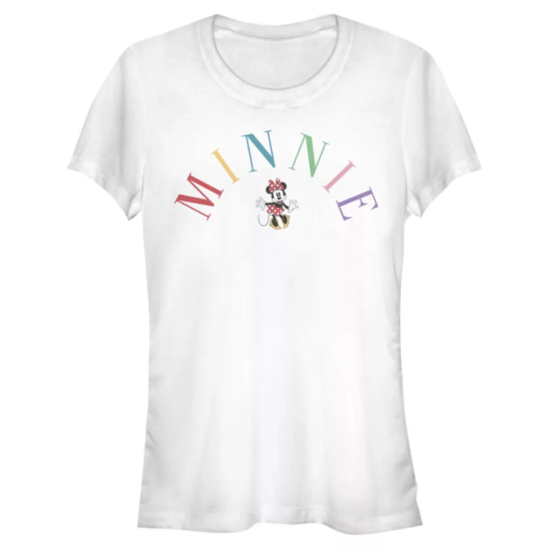 Disney Classics - Micky Maus - Minnie Maus Minnie Embroidery - Frauen T-Shi günstig online kaufen
