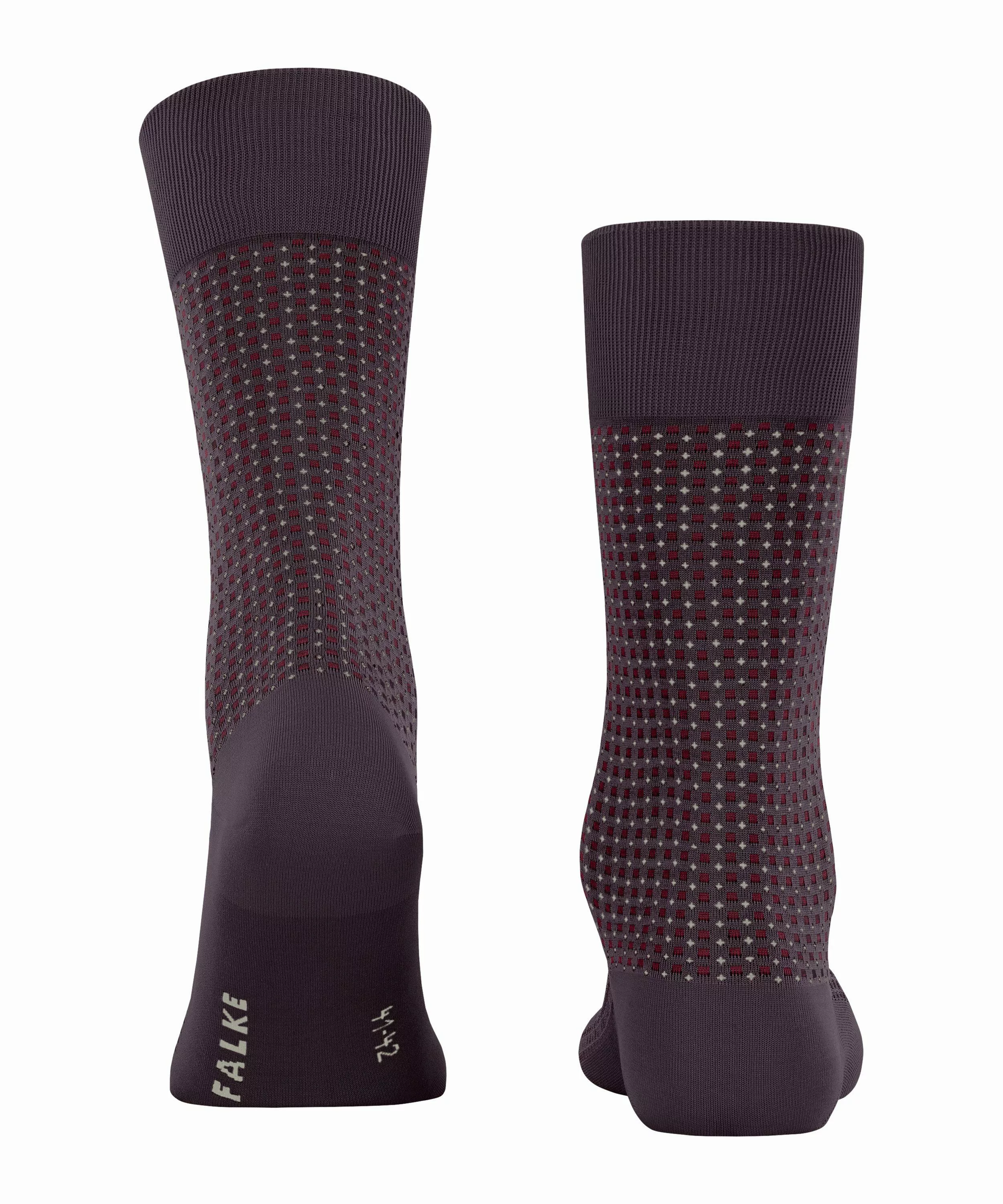 FALKE Uptown Tie Herren Socken, 43-44, Braun, Ajour, Baumwolle, 12437-84970 günstig online kaufen