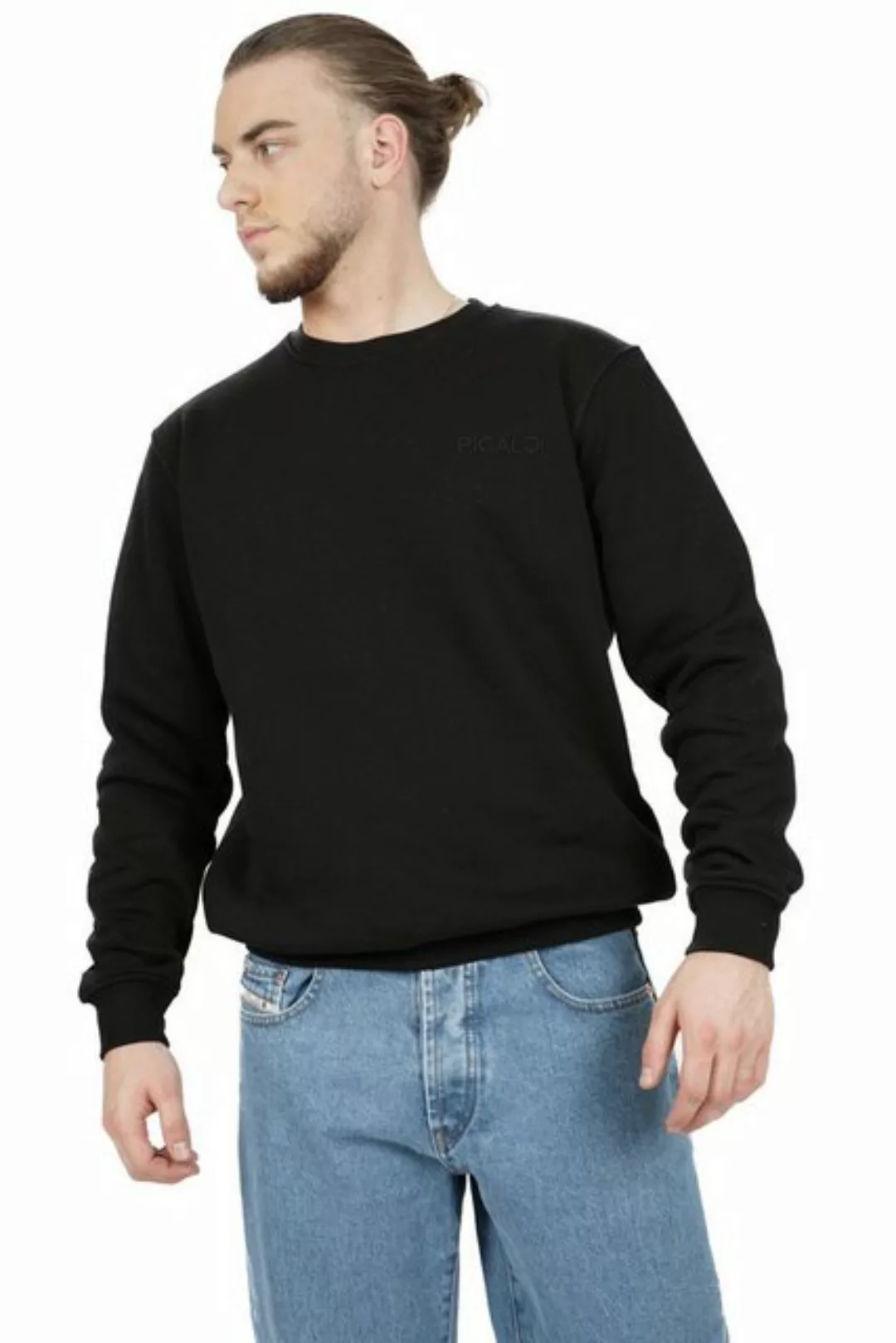 PICALDI Jeans Sweatshirt Basic Pullover, Sweatshirt günstig online kaufen