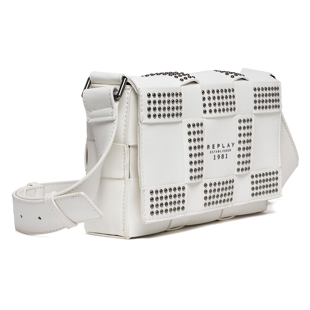 Replay Fw3192.000.a0283b Ledertasche One Size Optical White günstig online kaufen