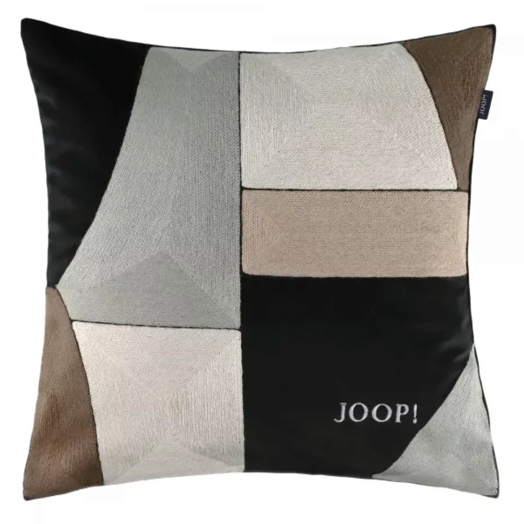 JOOP! Kissenhüllen Graphic - Farbe: Grau - 010 - 40x40 cm günstig online kaufen