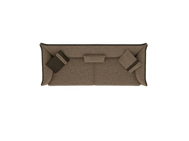 JVmoebel 3-Sitzer Braun Sofa Dreisitzer Polster Textil Wohnzimmer Design Lu günstig online kaufen